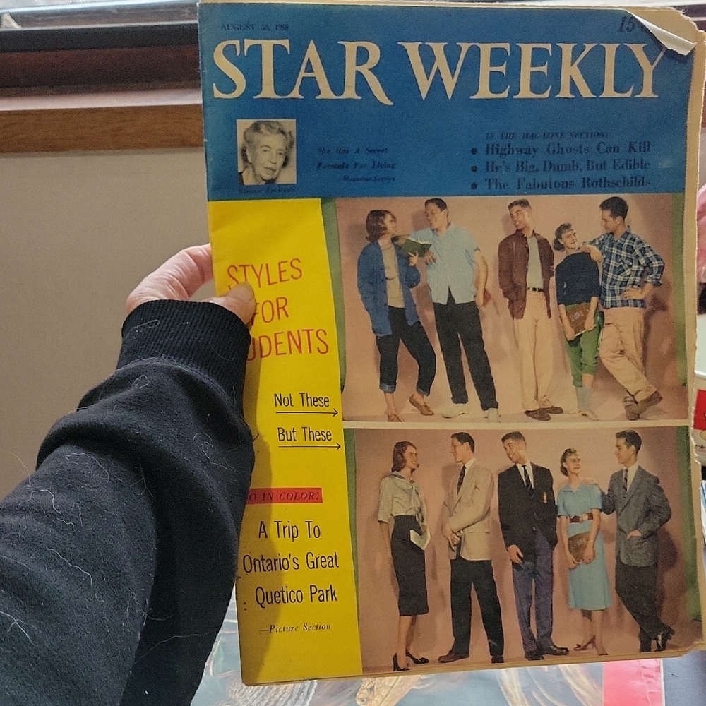 Vintage  Star Weekly Magazine